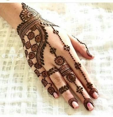 Arabic Designs of Mehndi for Hands_10