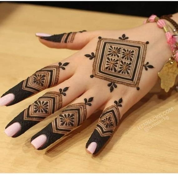 Arabic Designs of Mehndi for Hands_11