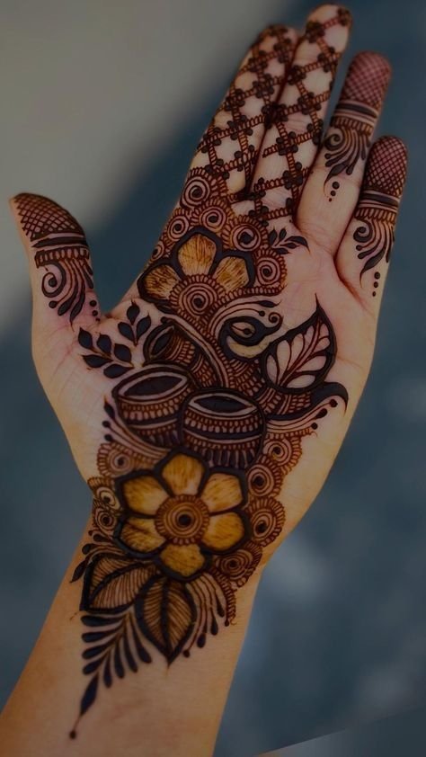 Arabic Designs of Mehndi for Hands_3