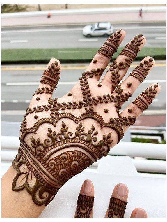 Arabic Designs of Mehndi for Hands_4