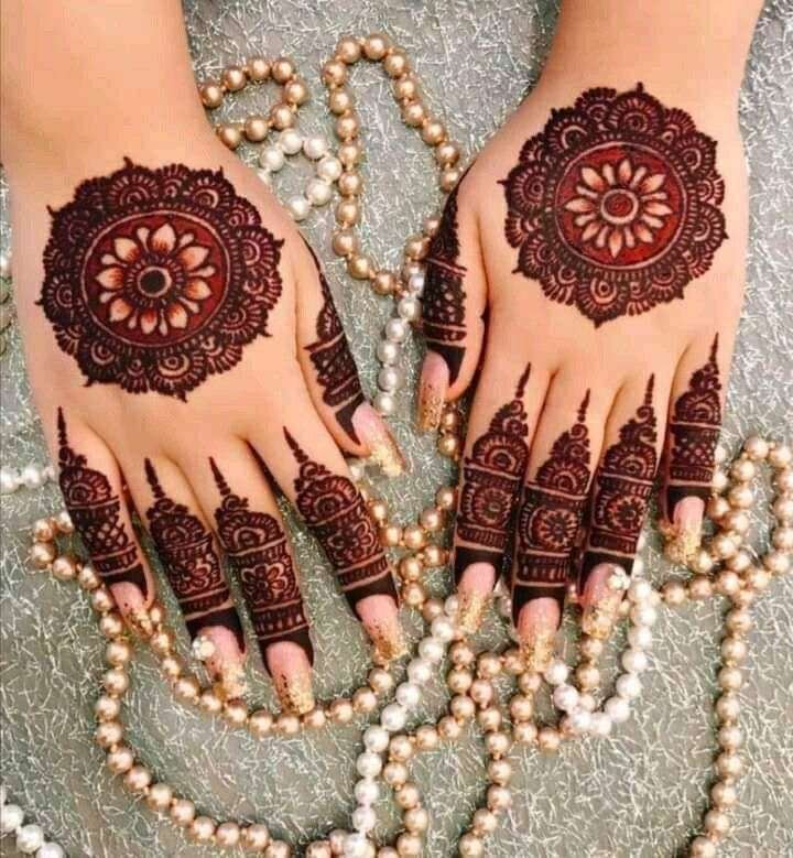 Arabic Designs of Mehndi for Hands_5