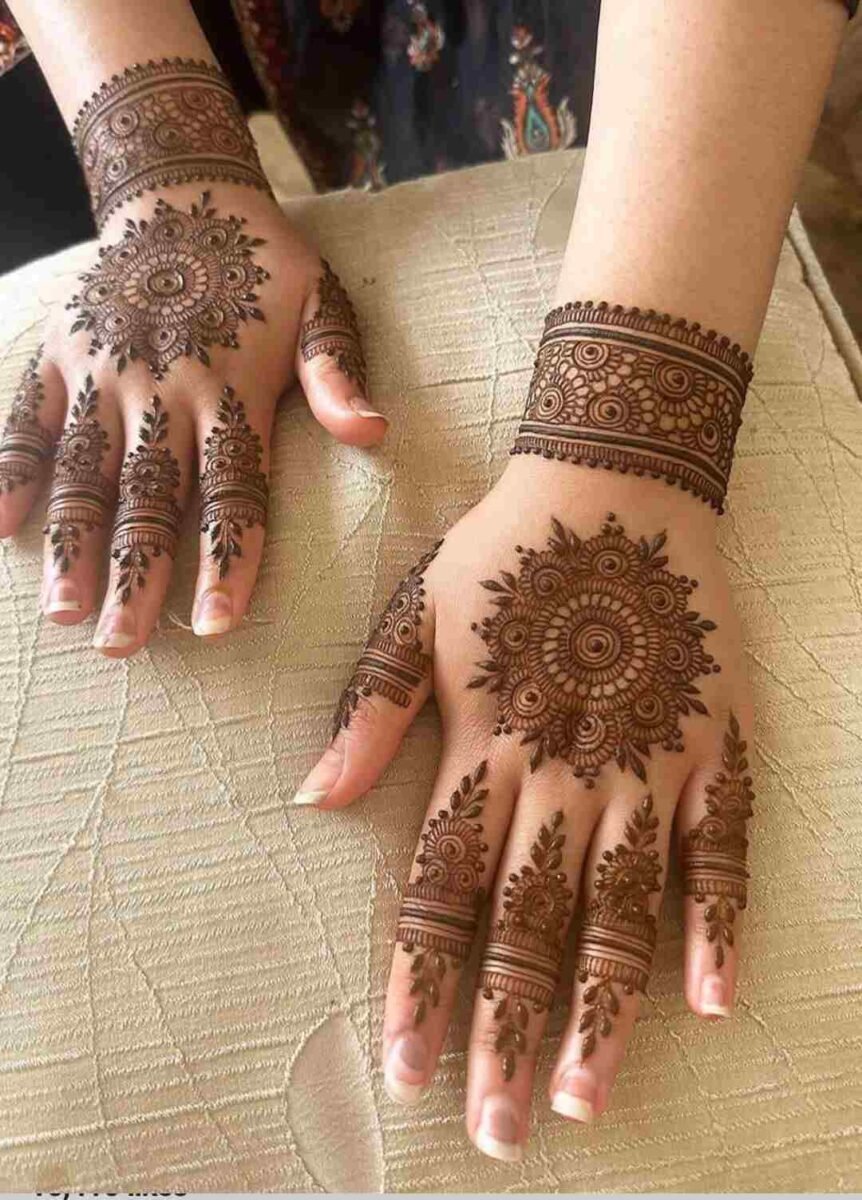 Arabic Designs of Mehndi for Hands_6