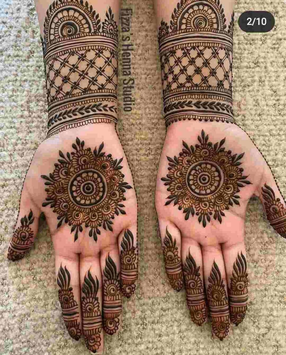 Arabic Designs of Mehndi for Hands_8