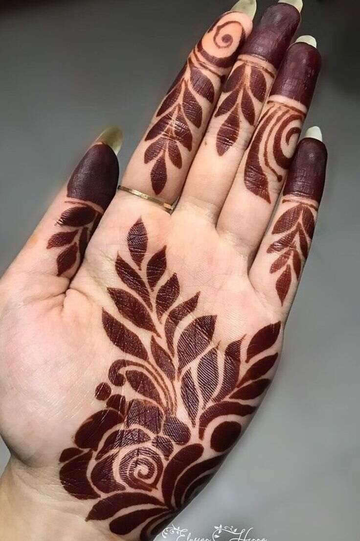 Arabic Designs of Mehndi for Hands_9