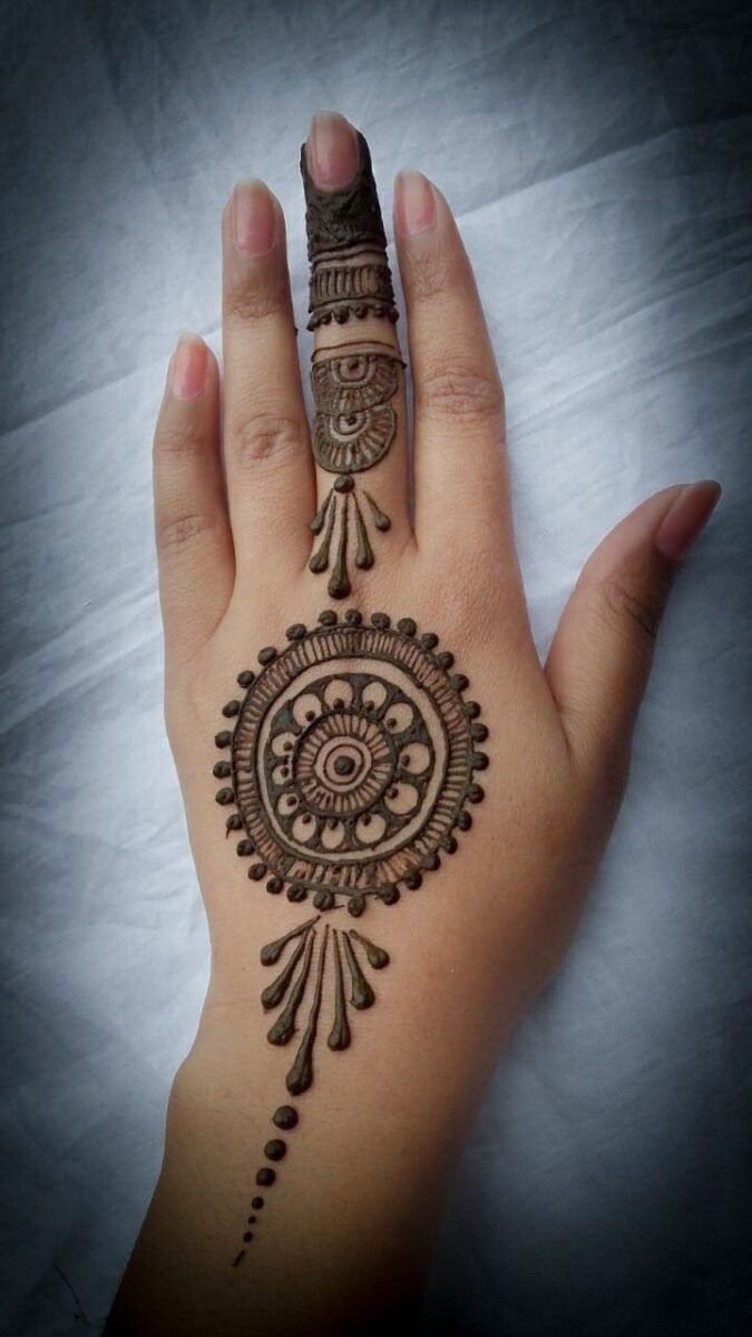 Arabic Mehndi Designs for Small Hands_3